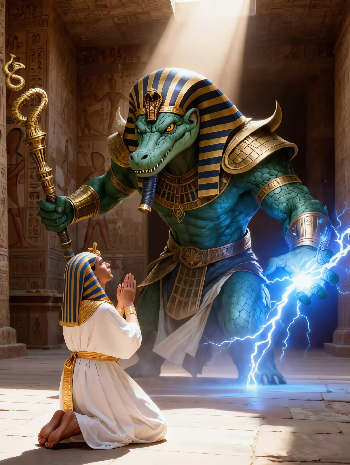Sobek dieu crocodile Egypte